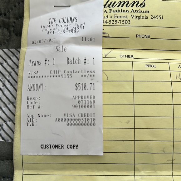 Bigio Collection bought to be grandmother of the bride purchased at The Columns - Picture 8 of 8